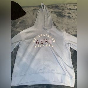 Aeropostale, Medium, Light Blue Pullover Hoodie